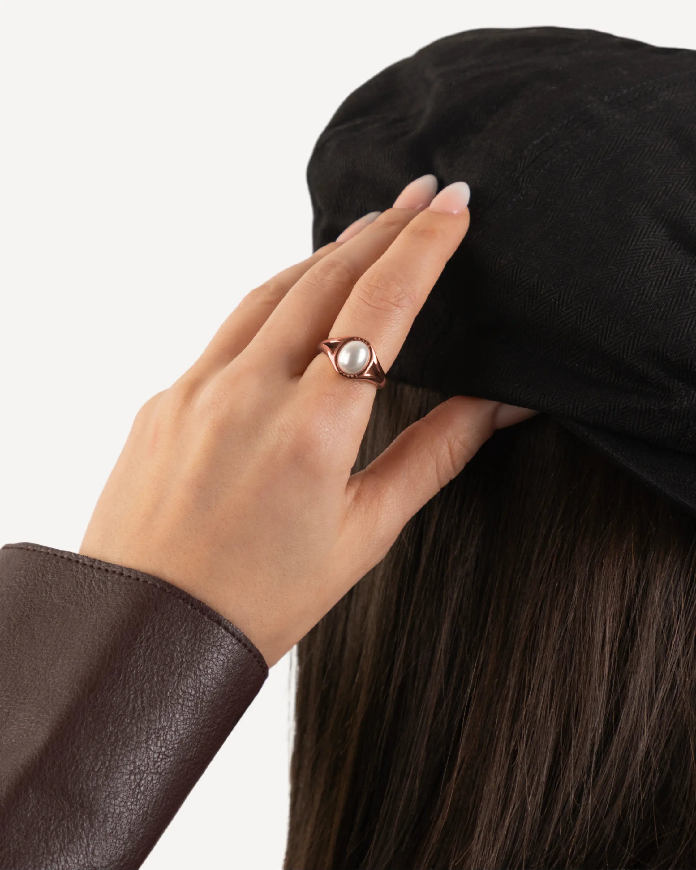 Éclat Cachet – Siegelring in Roségold