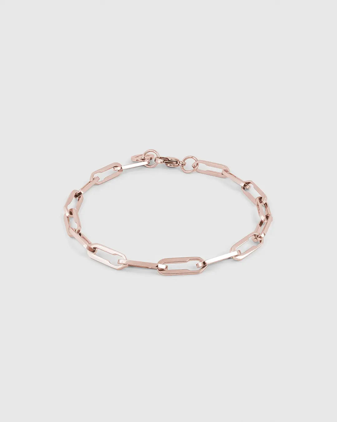 Komplettansicht des Forma Infini Armbands in Roségold aus 316L-Edelstahl mit elegantem Anhänger.
